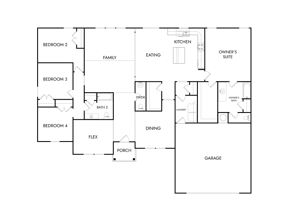 Lakeshore House Floor Plan | Frank Betz Associates