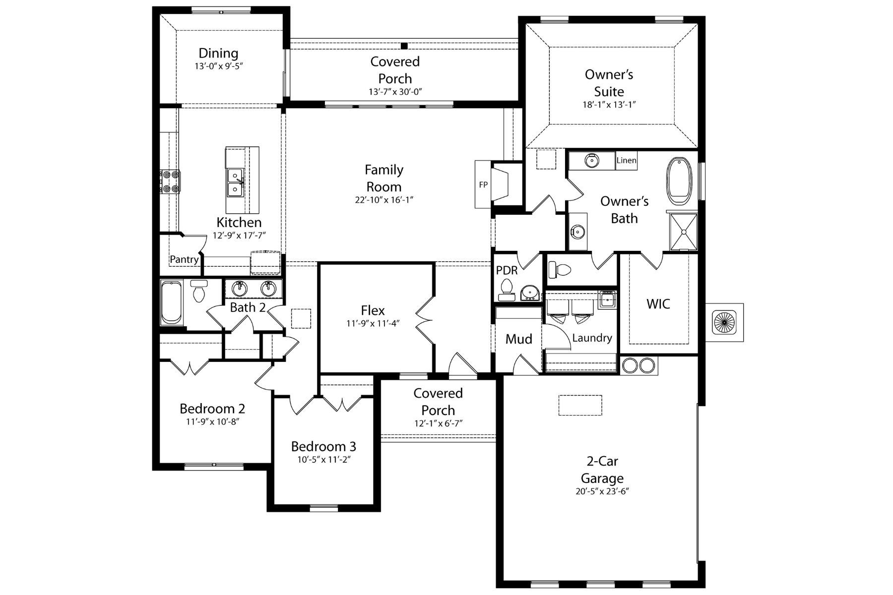 Hedgefield Homes New Home For Sale - 3 Bed 2.5 bath Springtown TX